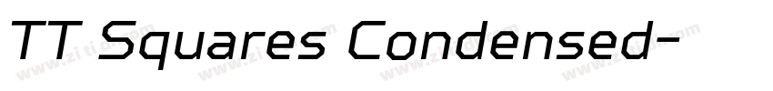 TT Squares Condensed字体转换
